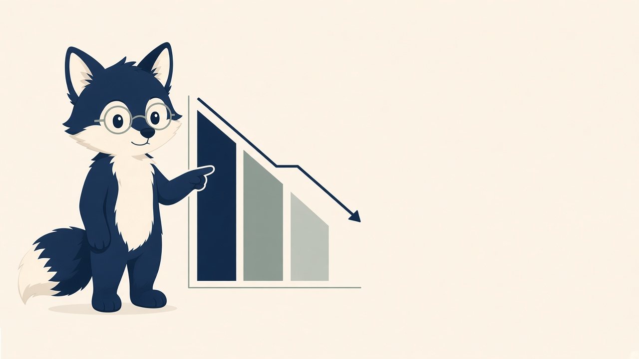 Qualify Fox pointing at a bar chart of RSU income stepping down after a lender haircut